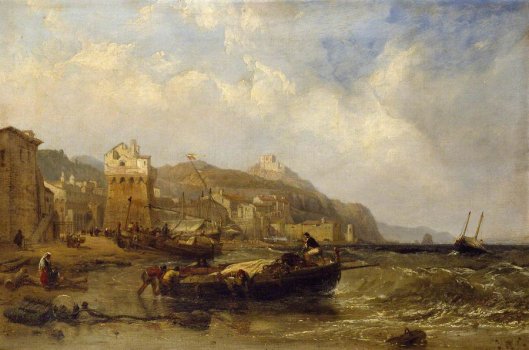 A View Of Vietri In The Gulf Of Salerno (1855)