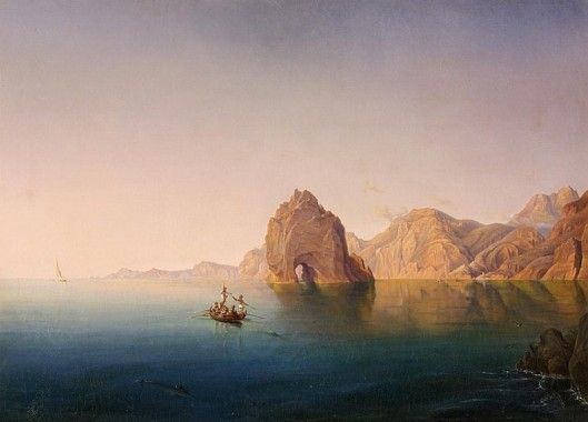 Catching Swordfish Off The Coast Of Capri (1830-1840)
