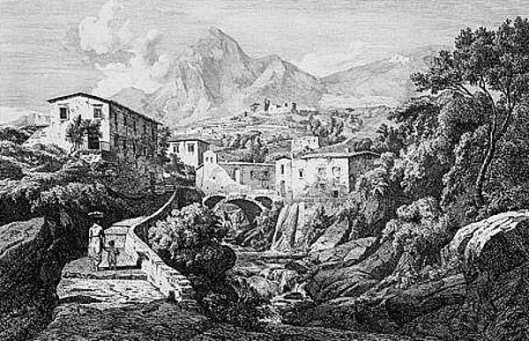 Hills At Amalfi (1850)