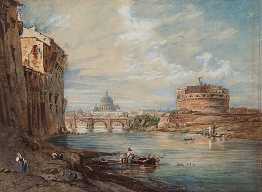 The Tiber And Castel Sant'Angelo (1897)