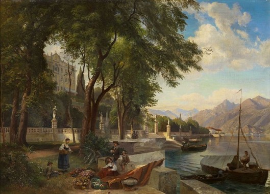 Villa Carlotta at Lake Como (1874)