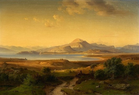 Italian Landscape (possibly near Palermo) (1847)