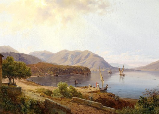 Scene In San Felice On Lake Garda (1854)