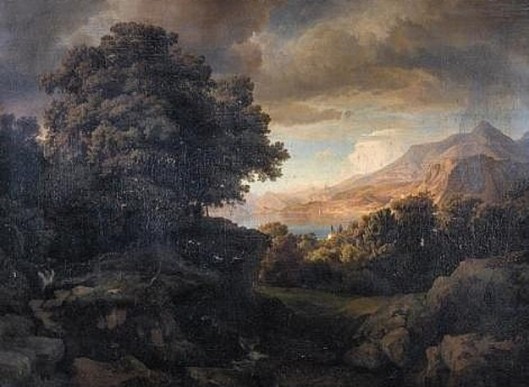 View Of Lago di Como Near Fiumelatte (1848)
