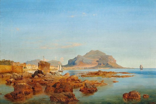 View Of The Bay Of Palermo With Monte Pellegrino