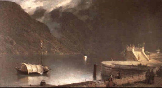 Summer Storm Over Lake Como, Italy (1870)
