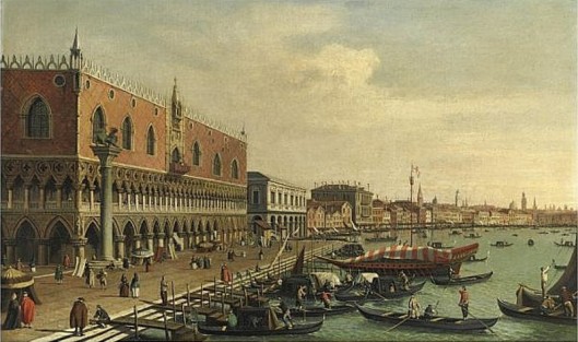 Venezia, il Palazzo Ducale e la Riva degli Schiavoni