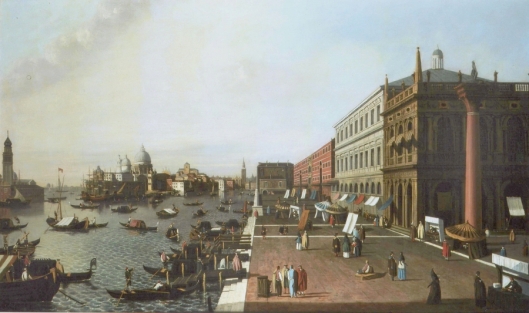 Venice, The Grand Canal Seen From The Piazzetta