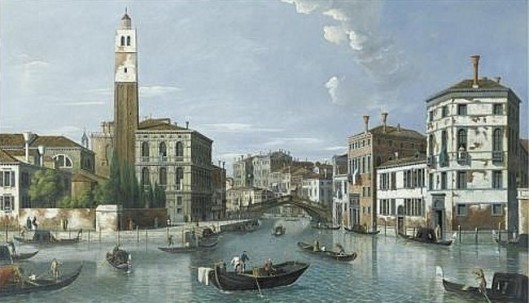 View Of The Grand Canal, With San Geremia And The Entrance To The Cannareggio