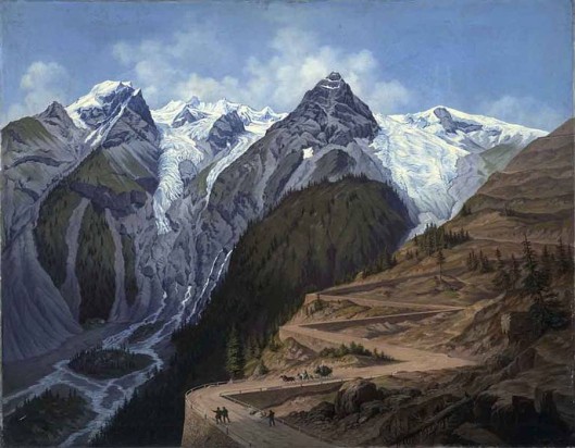 Stelvio Pass With The Ortler (1861)